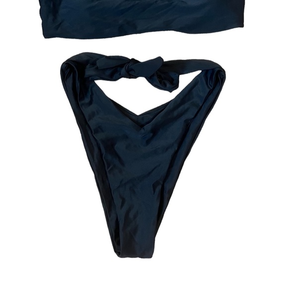 One Shoulder Bandeau Bikini Set - Picture 2 of 4